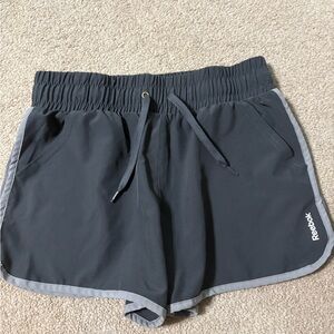 Reebok Women's Charcoal Athletic Shorts
